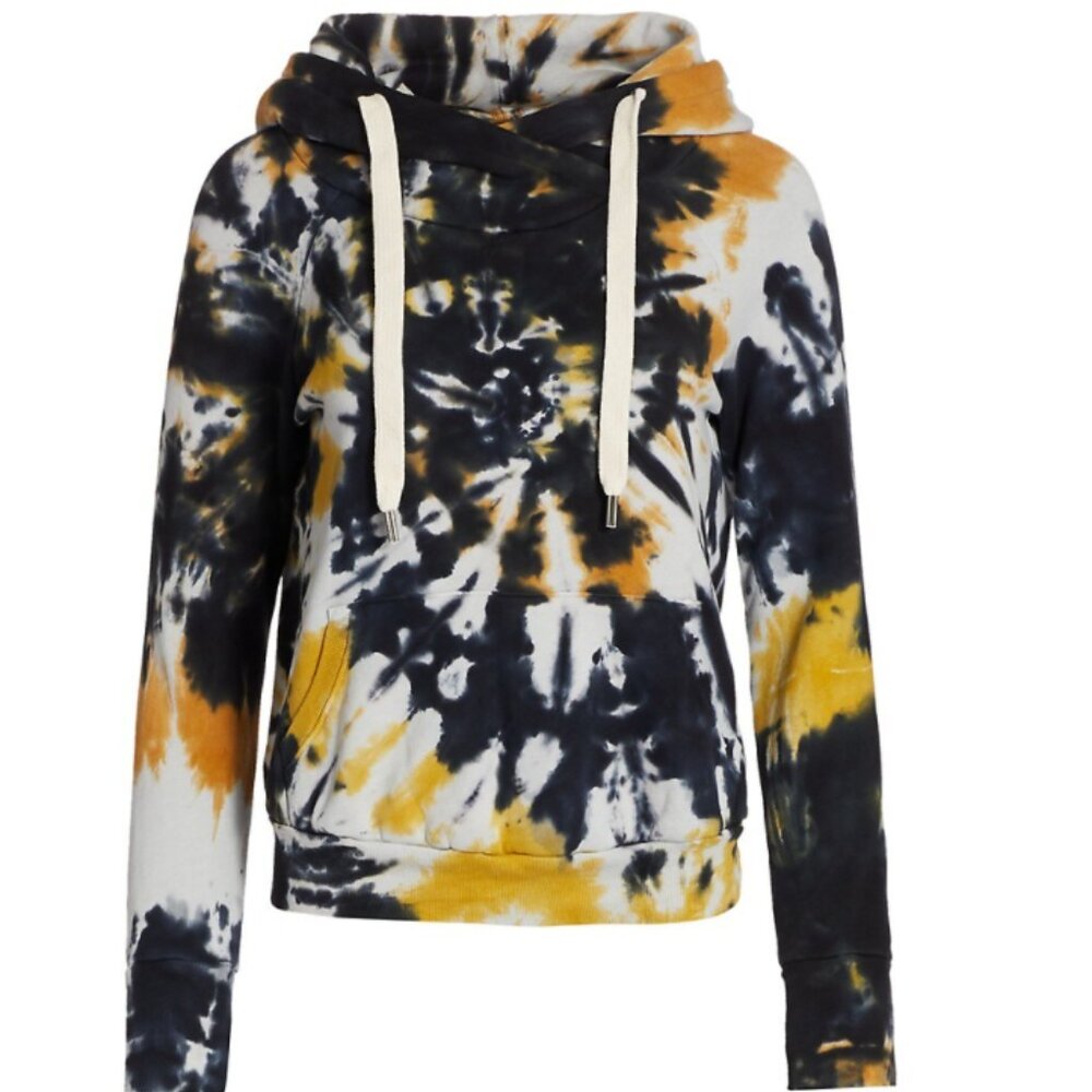 NSF Lisse Black Gold Tie-Dye Hoodie – Size Small – NWT – $295 MSRP